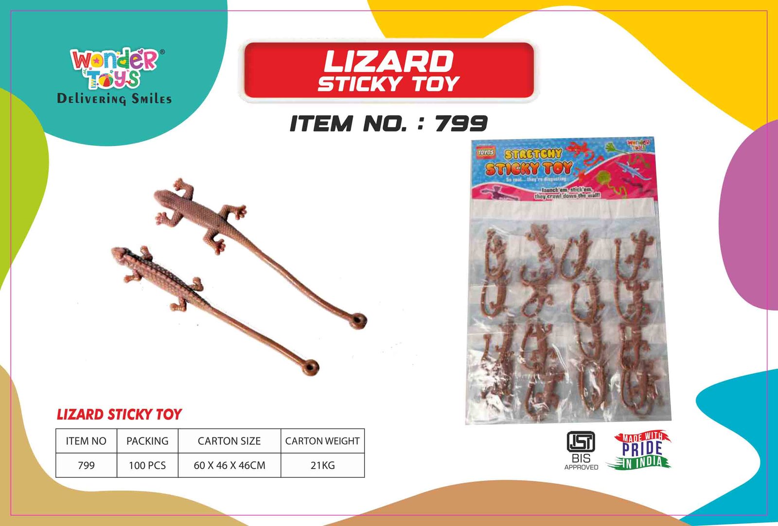 Lizard Sticky Toy