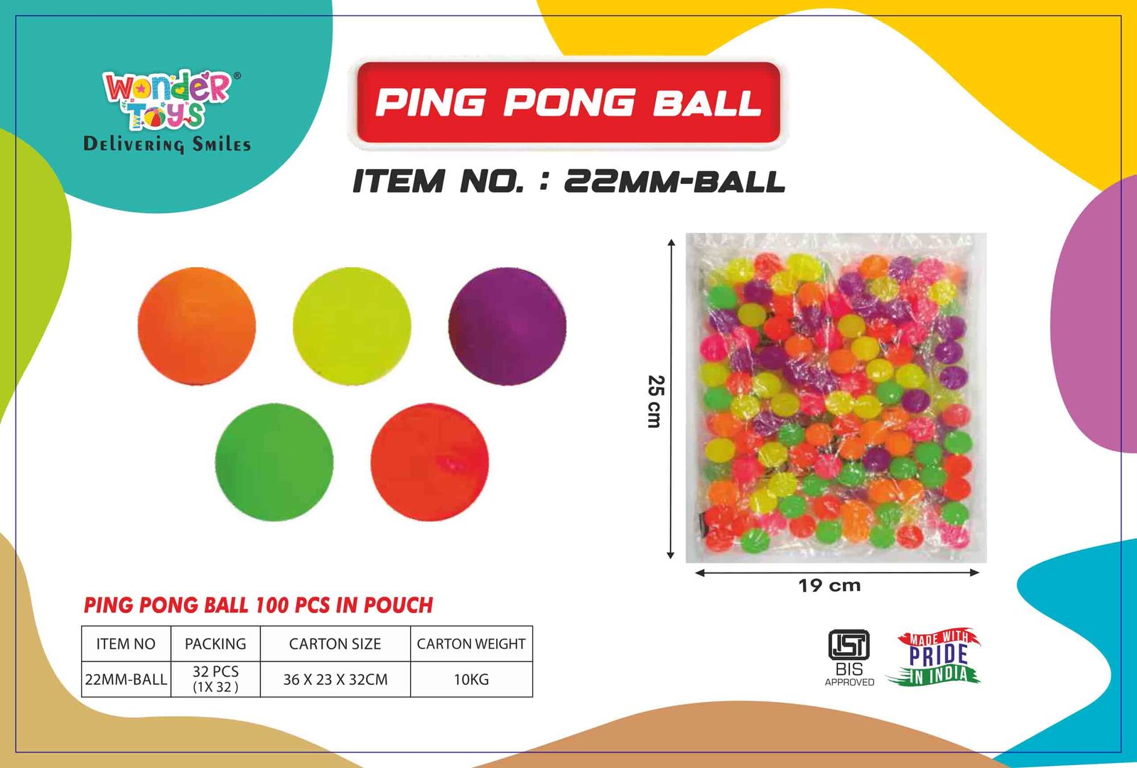 Ping Pong Ball 100 Pcs