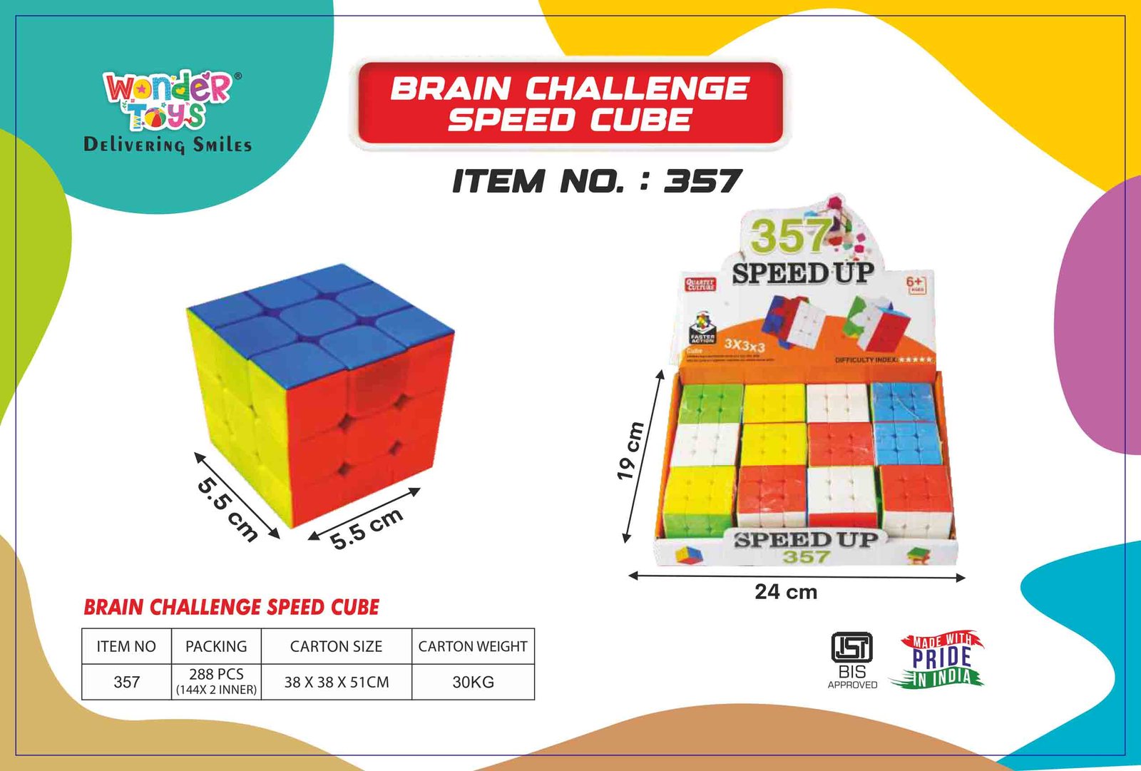Brain Challenge Speed Cube