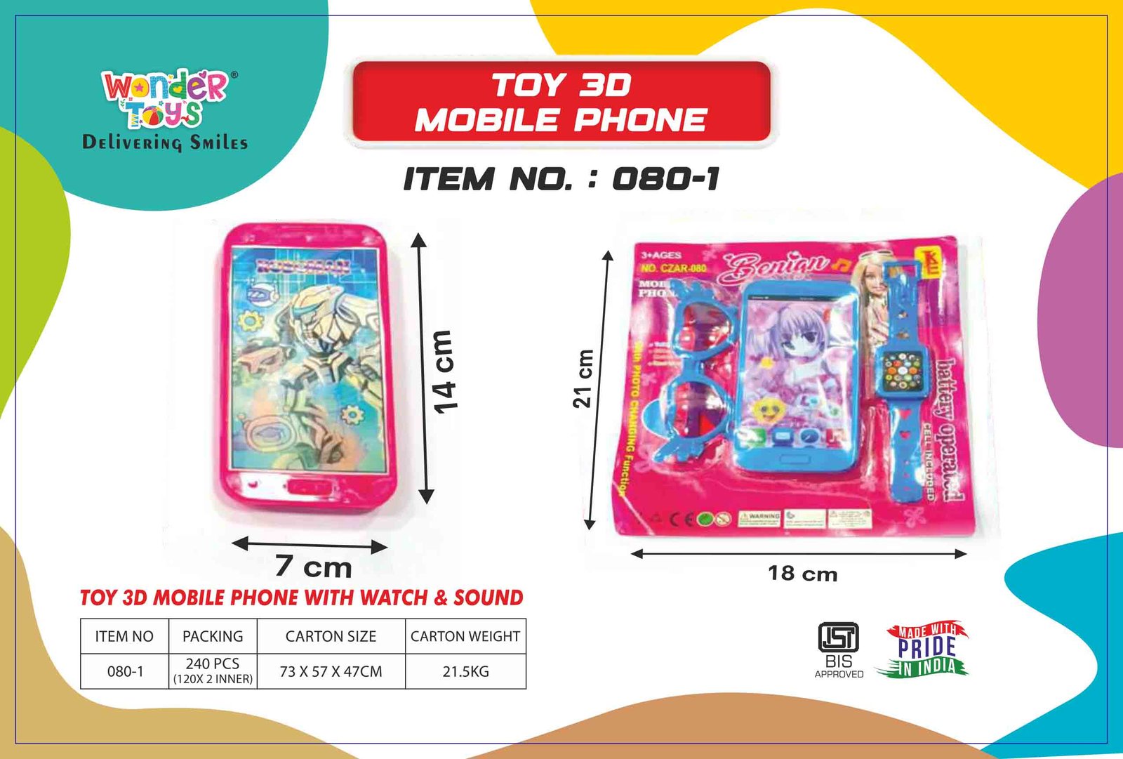 Toys 3D Mobile Phone