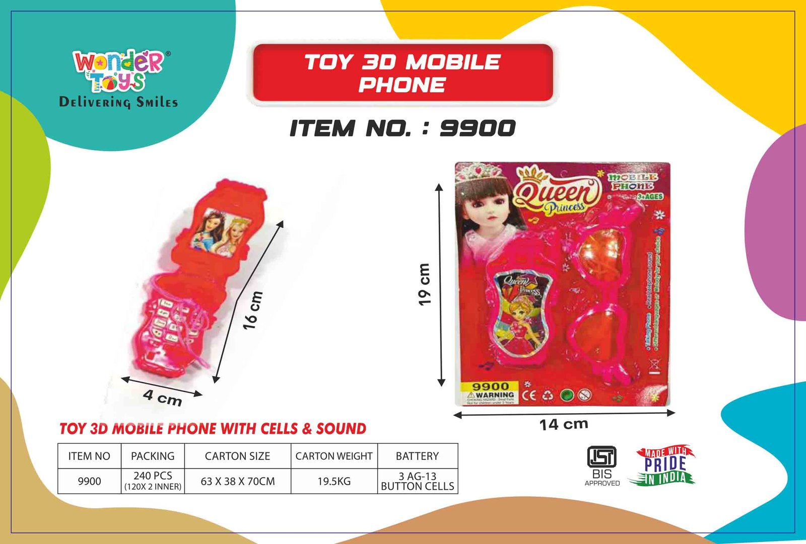 Toys 3D Mobiles Phone