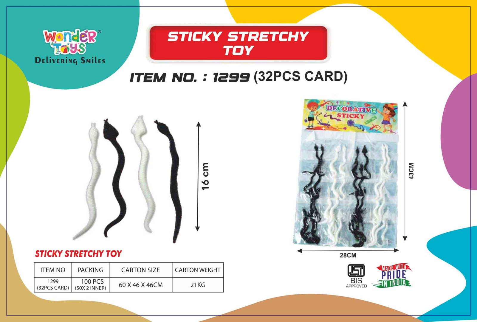Sticky Stretchy Toy 32pcs