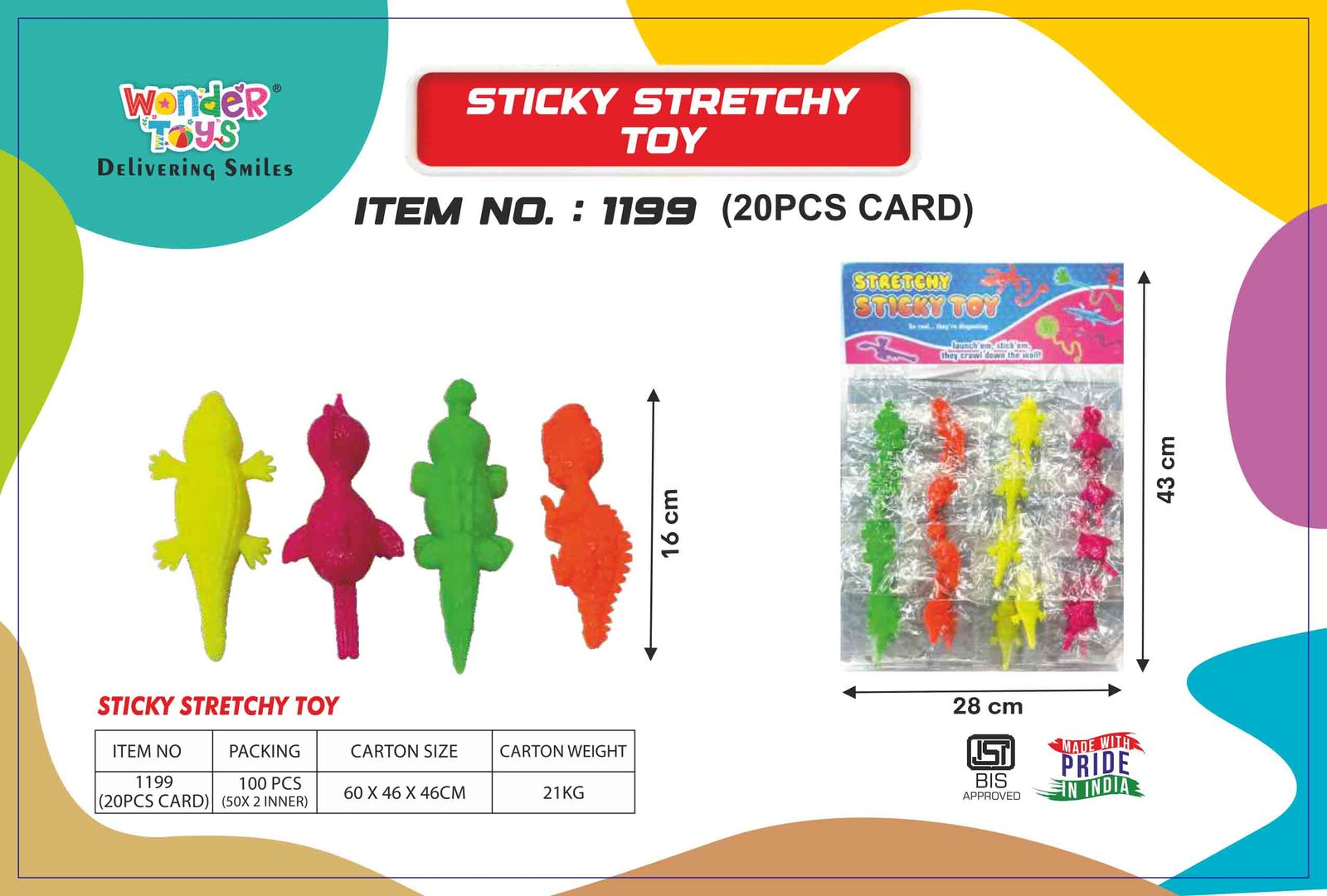 Sticky Stretchy Toys 20pcs