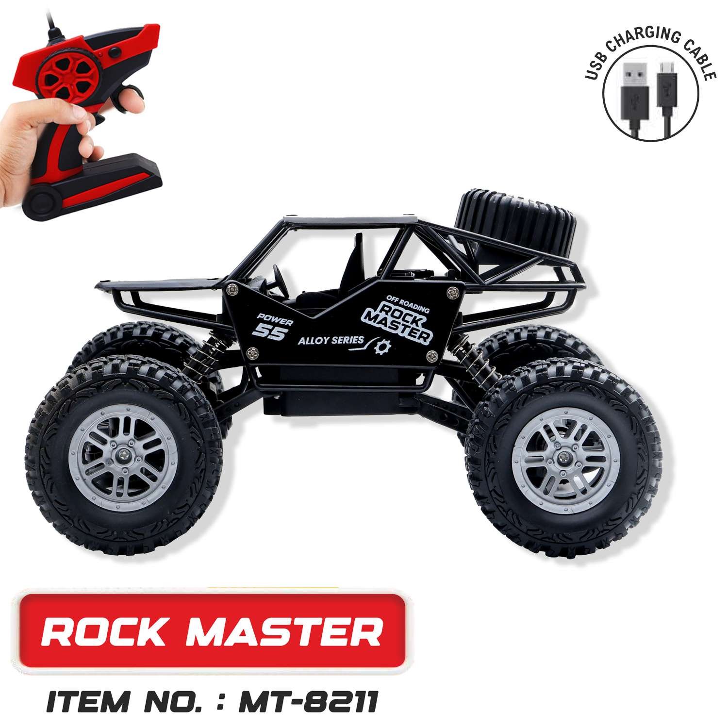 Rock Master Car Black Without Spray