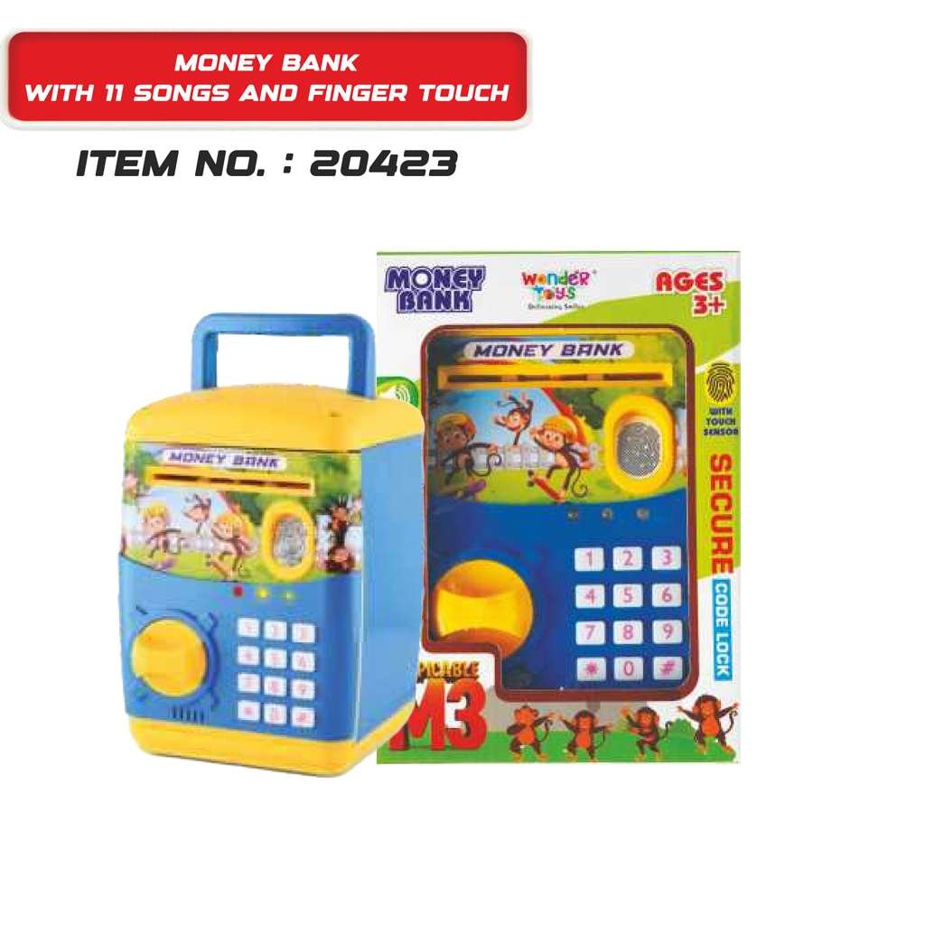 Money Bank With 11 Songs And Finger Touch