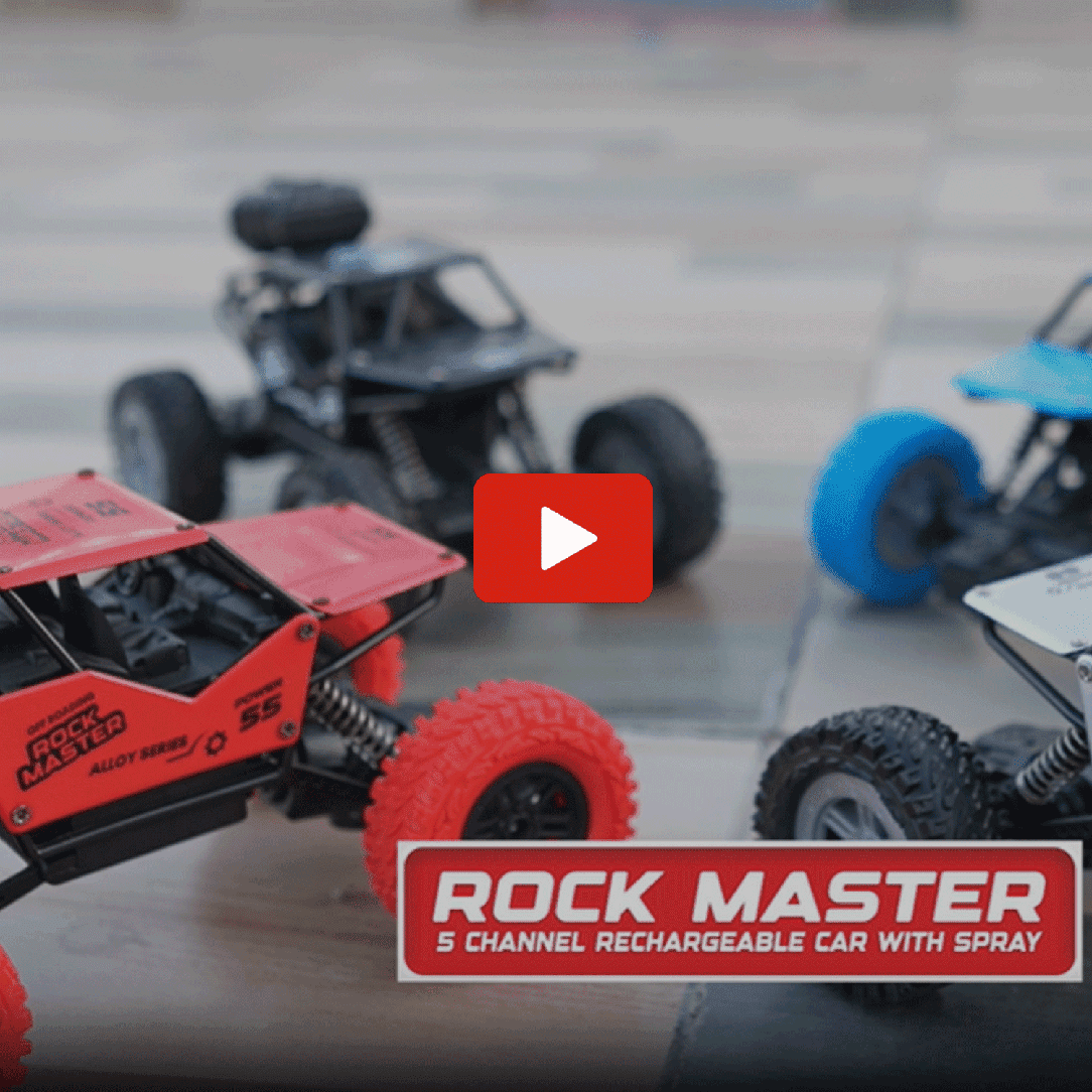 Rock Master/Crawler with Smoke Function Car Red