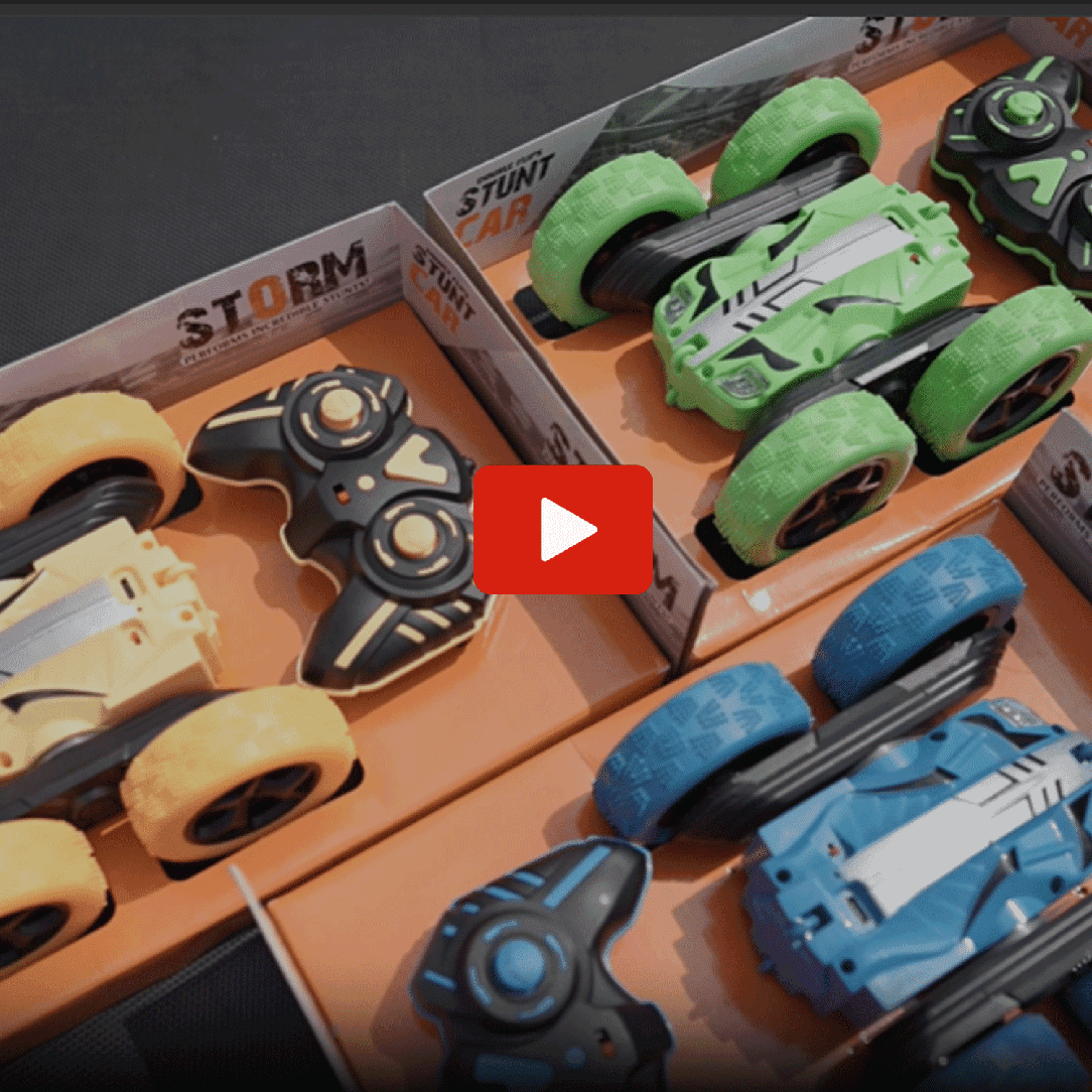 Double Flip Stunt Car Green