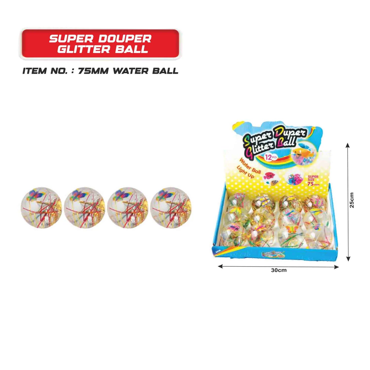 Super Duper Glitter Water Ball