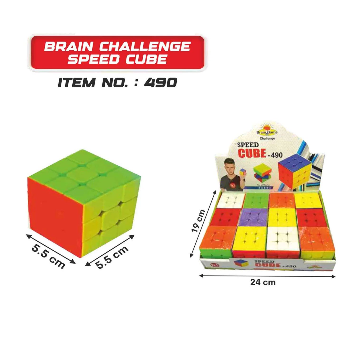 Brain Challenge Speed Cubes