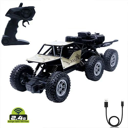 Alloy Monster Car Golden