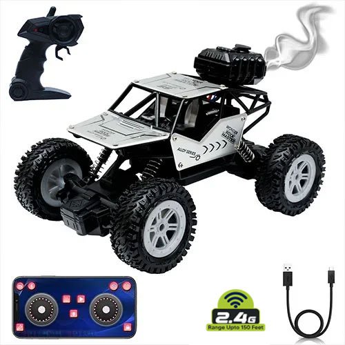 Rock Master/Crawler with Smoke Function Car Glacier Silver
