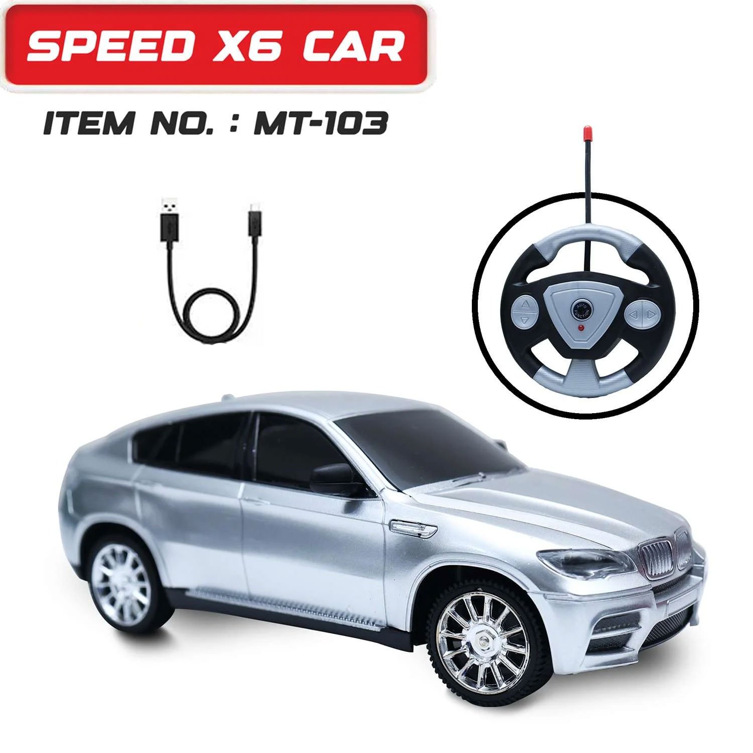 Speed X6 Car Silver