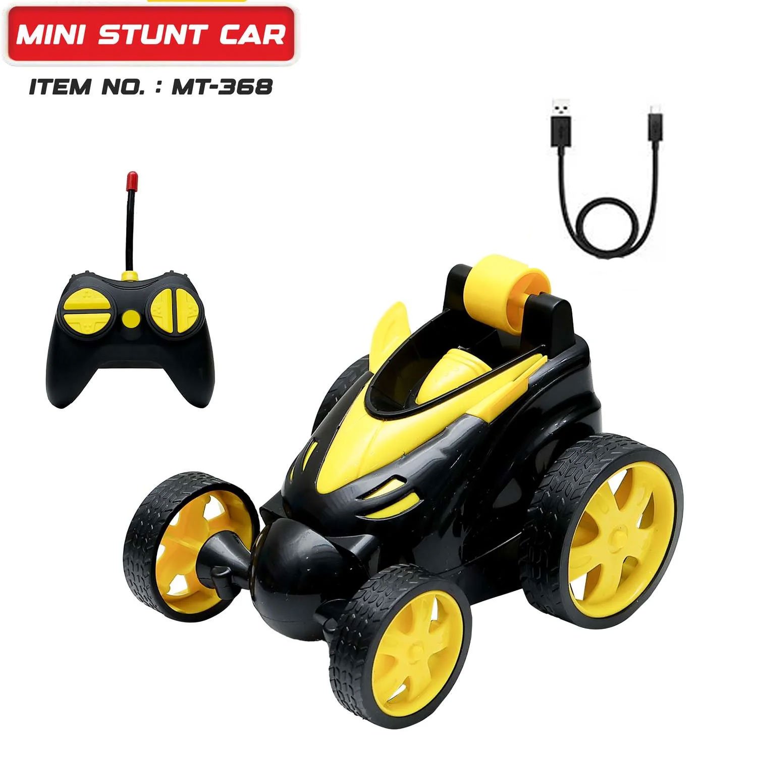 Mini Stunt Car Yellow
