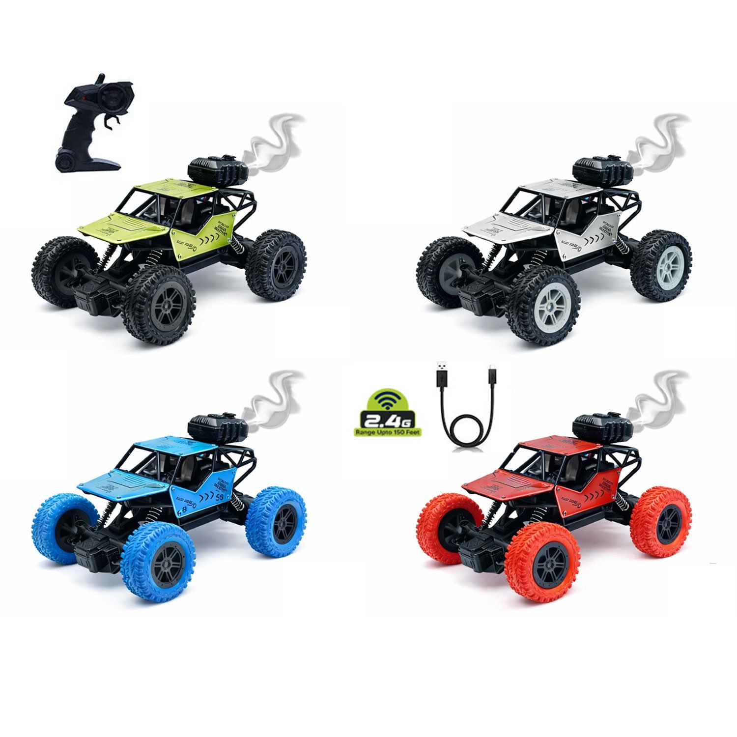 Rock Master/Crawler with Smoke Function Cars