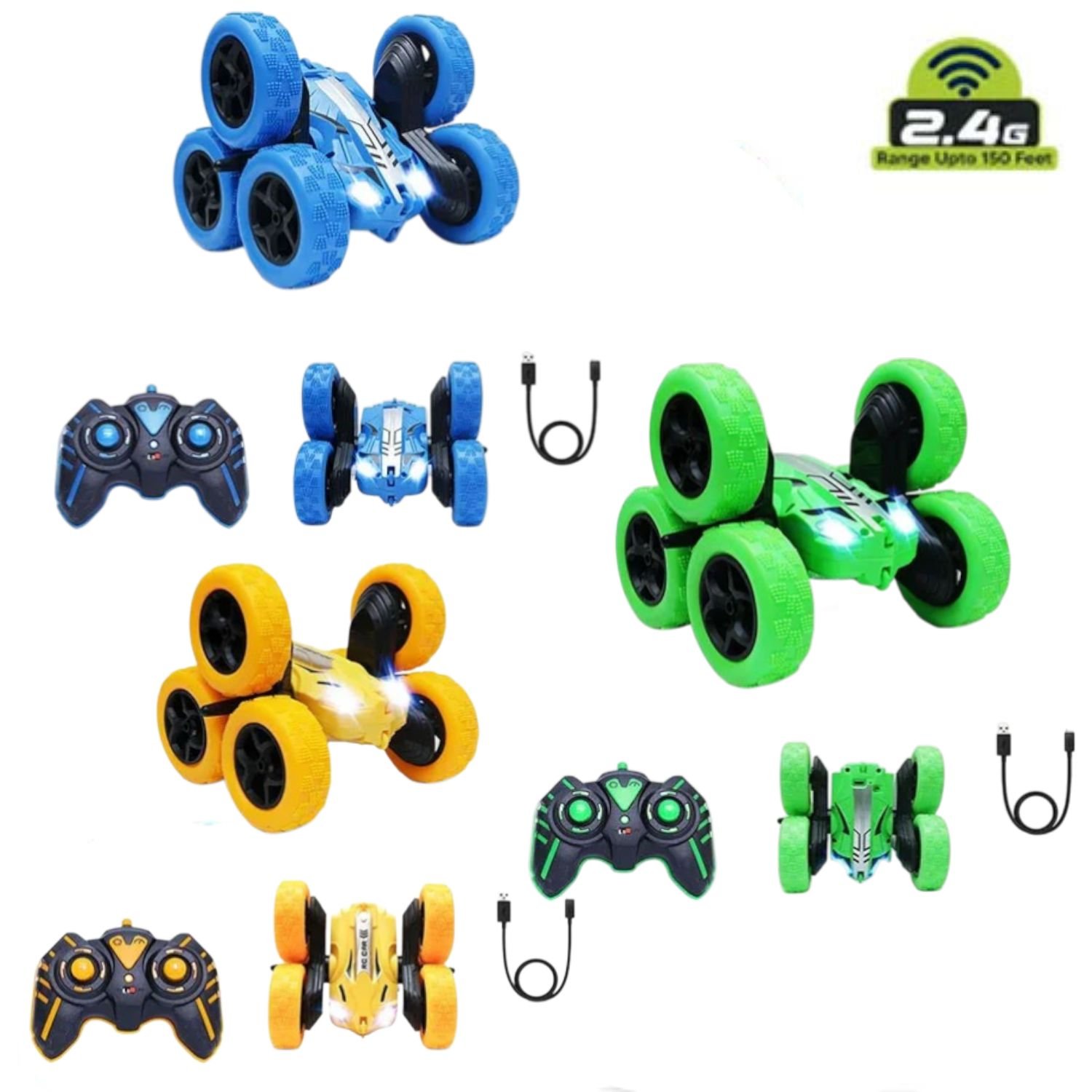 Double Flip Stunt 6 Wheels