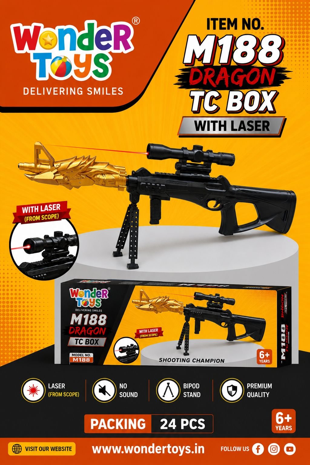 Laser Light Shooting Toy Gun