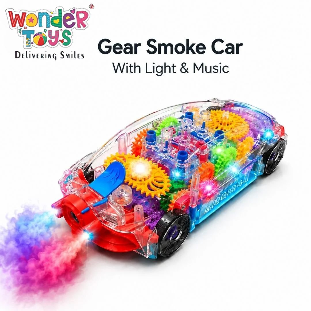 Gear Smoke Car With Light & Music