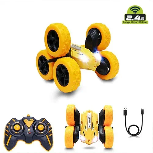 RC Six Wheel Double Flip Stunt Car
