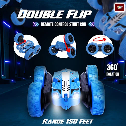 RC Stunt Rolling Car 4 Wheels