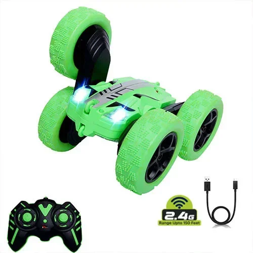 RC Stunt Rolling Car 4 Wheels