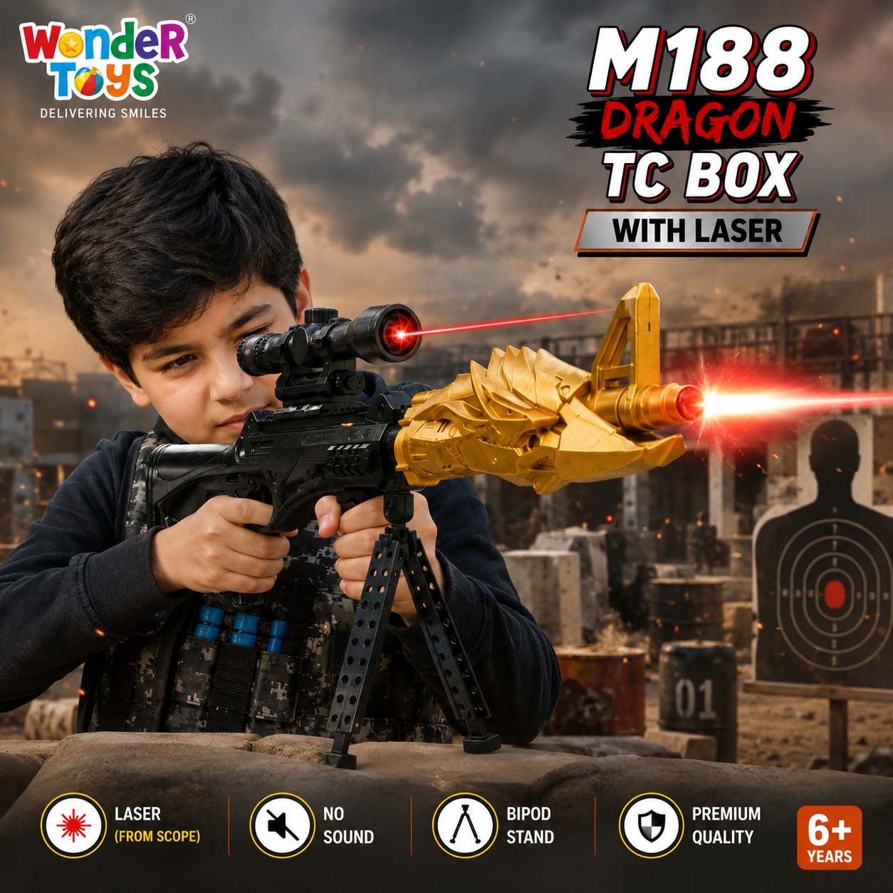 Laser Light Shooting Toy Gun