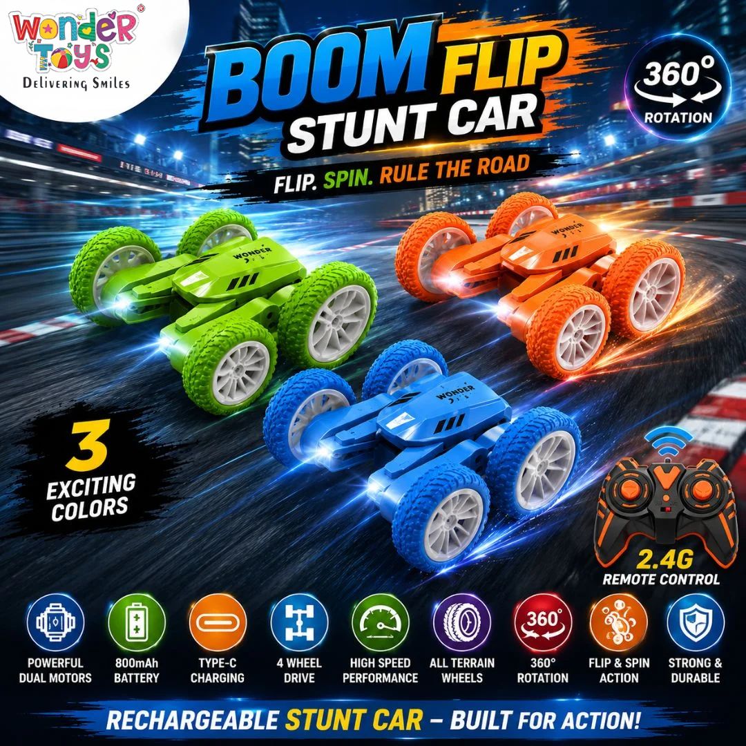 RC Bloom Flip Stunt Car
