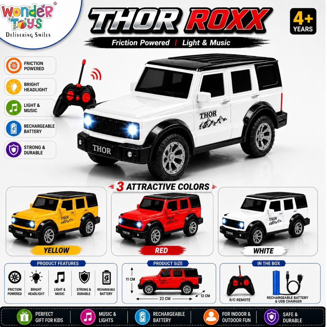 Rechargeable Thar Toy Car with Music