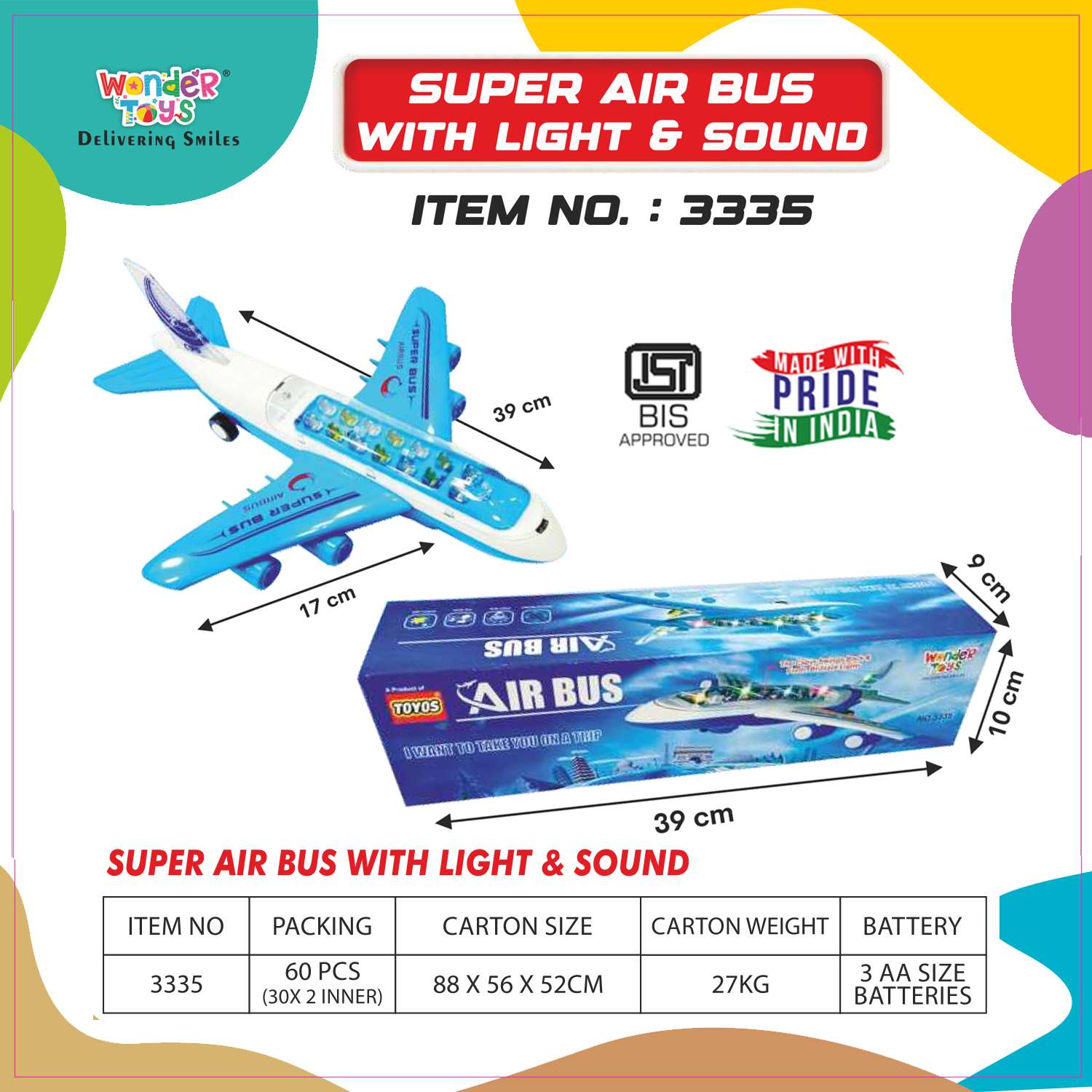 Super Air Bus with Light & Sound