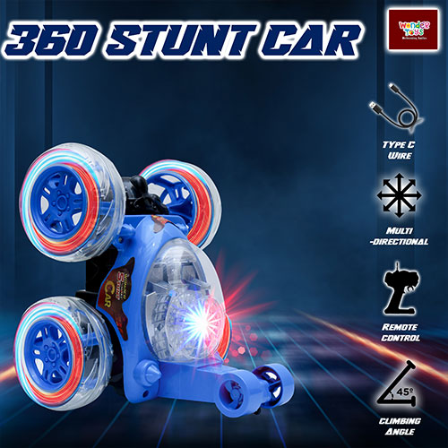 RC Smoke Spray Stunt Rolling Car