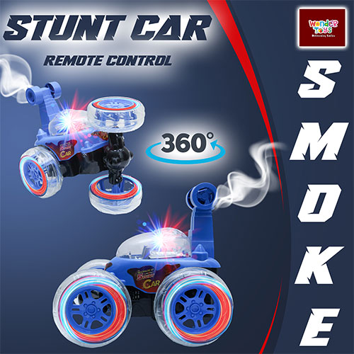 RC Smoke Spray Stunt Rolling Car