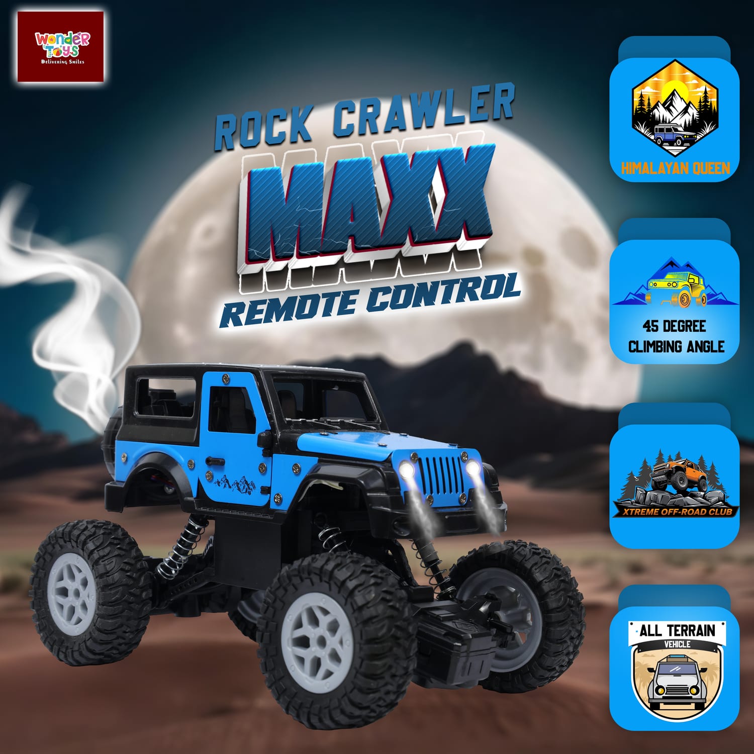 Rock Crawler Maxx Blue