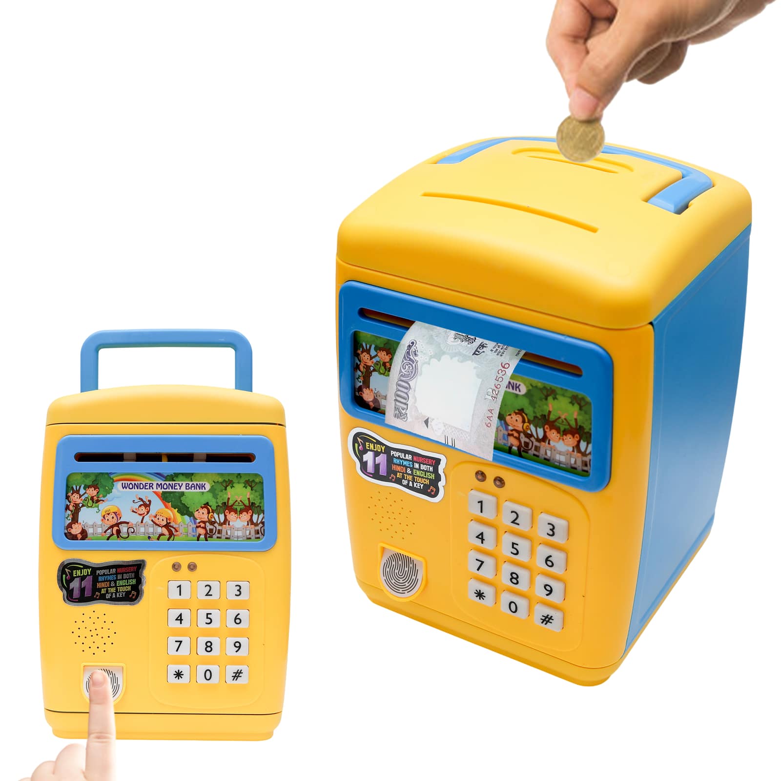 Money Bank With 11 Songs And Finger Touch